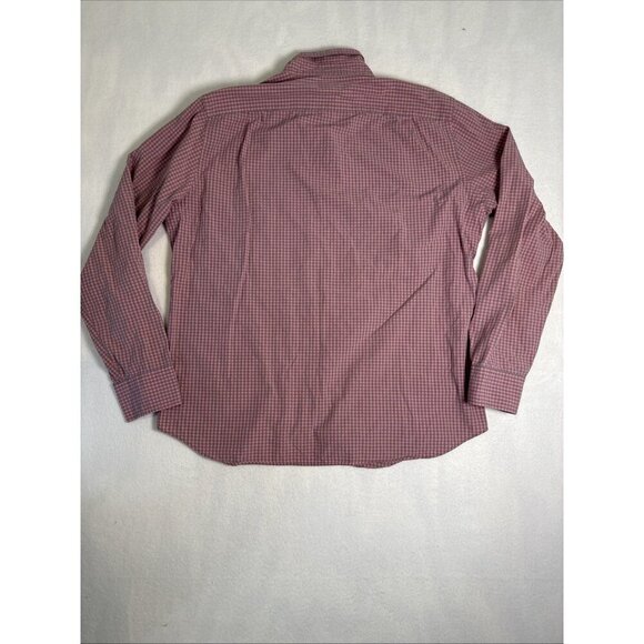 J.Crew Shirt Mens Large Pink Gray Check Long Sleeve Button Down - Picture 7 of 9